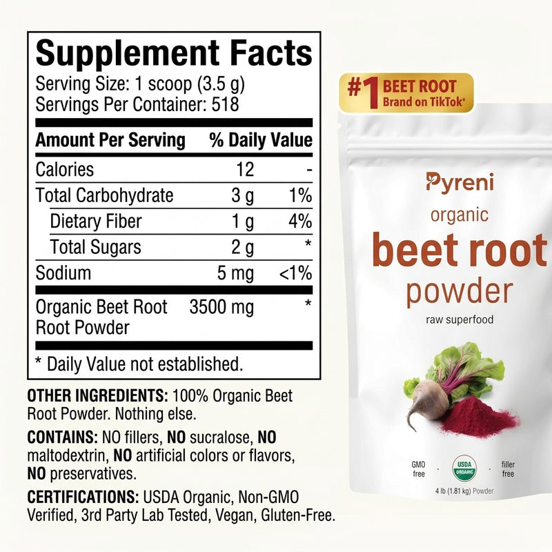 Pyreni Organic Beet Root Powder